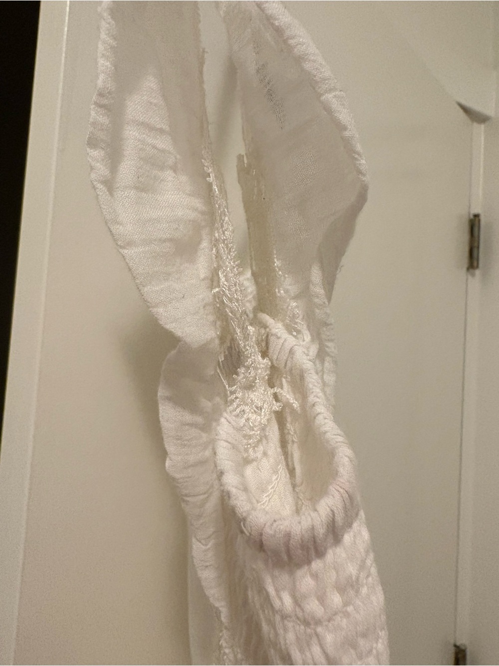 Free people Verona White Lace Trim Square-Neck Mini Dress - Picture 11 of 12